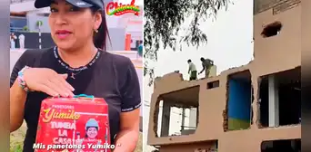 Peruana que demolió su casa asombra con nuevo negocio de Navidad: "Panetones Yumiko Tumba la Casa"