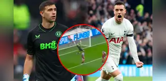 Giovani Lo Celso le reventó el arco al Dibu Martínez: el misil que venció al portero en la Premier League Giovani Lo Celso le reventó el arco al Dibu Martínez: el misil que venció al portero en la Premier League