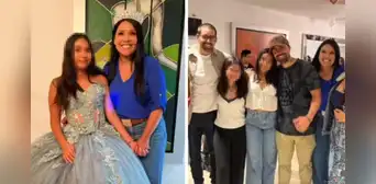 Tula Rodríguez se reúne con los hijos de Javier Carmona en los 15 años de su hija Tula Rodríguez se reúne con los hijos de Javier Carmona en los 15 años de su hija