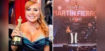 ¡'Mejor conductora de TV'! Magaly Medina gana premio Martín Fierro Latino 2023