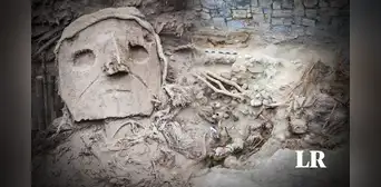 Desentierran en Pachacámac decenas de momias con 'cabezas falsas' del Imperio Wari Desentierran en Pachacámac decenas de momias con 'cabezas falsas' del Imperio Wari
