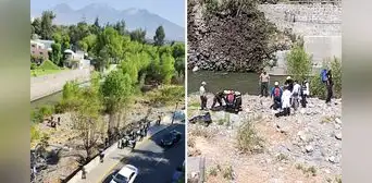 Arequipa: PNP recupera cuerpo del médico que cayó del puente Chilina Arequipa: PNP recupera cuerpo del médico que cayó del puente Chilina