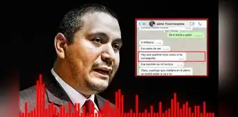 Nuevos chats de Jaime Villanueva evidencian influencia en el Congreso: "Vamos a quebrar votos"