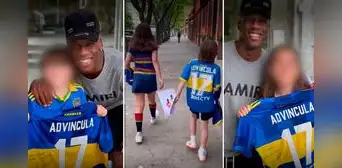 Luis Advíncula hizo emocionar a 2 pequeños hinchas de Boca Juniors al cumplir noble gesto Luis Advíncula hizo emocionar a 2 pequeños hinchas de Boca Juniors al cumplir noble gesto