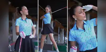 Luciana Fuster sorprende con nuevo talento: la Miss Grand se lució en clases de golf Luciana Fuster sorprende con nuevo talento: la Miss Grand se lució en clases de golf
