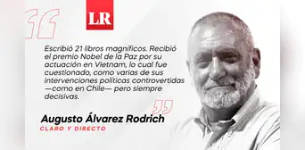 Un mundo sin Henry Kissinger, por Augusto Álvarez Rodrich Un mundo sin Henry Kissinger, por Augusto Álvarez Rodrich