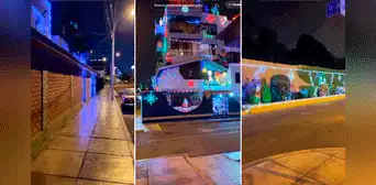 Familia sorprende con extraordinaria decoración de su vivienda por Navidad: "La real casa de Papá Noel" Familia sorprende con extraordinaria decoración de su vivienda por Navidad: "La real casa de Papá Noel"
