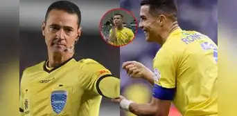 Cristiano Ronaldo y sus polémicos gestos contra árbitro Wilmar Roldán en goleada al Al Nassr