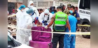 SJM: hallan cuerpo de hombre dentro de una maleta frente a Parque Zonal Huayna Cápac SJM: hallan cuerpo de hombre dentro de una maleta frente a Parque Zonal Huayna Cápac