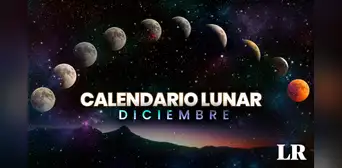 Calendario lunar de diciembre 2023: ¿cuándo habrá luna llena y las otras fases? Calendario lunar de diciembre 2023: ¿cuándo habrá luna llena y las otras fases?