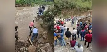 Gobernador de Cajamarca, Roger Guevara, se salva de morir tras ser arrastrado por río en Cutervo Gobernador de Cajamarca, Roger Guevara, se salva de morir tras ser arrastrado por río en Cutervo