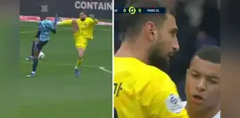Donnarumma metió una terrible patada criminal: se fue expulsado y Mbappé tuvo que calmarlo Donnarumma metió una terrible patada criminal: se fue expulsado y Mbappé tuvo que calmarlo