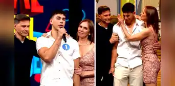 Laly Goyzueta y Mariano Sabato se quiebran al presentar por primera vez en TV a su único hijo Enzo Laly Goyzueta y Mariano Sabato se quiebran al presentar por primera vez en TV a su único hijo Enzo