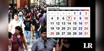 ¿Quiénes descansan el jueves 7 de diciembre, día no laborable en Perú?