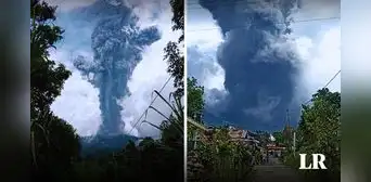 Volcán Marapi erupcionó en Indonesia: expulsó una columna de humo de 3.000 metros Volcán Marapi erupcionó en Indonesia: expulsó una columna de humo de 3.000 metros