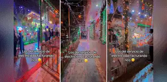 Vecinos de Comas adornan sus calles por Navidad y lo comparan con Las Vegas:"Competencia de San Isidro"