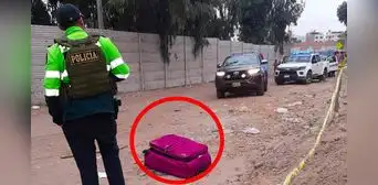 SJM: identifican a hombre hallado dentro de una maleta abandonada en un descampado SJM: identifican a hombre hallado dentro de una maleta abandonada en un descampado