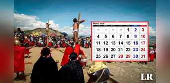 Feriados por Semana Santa 2024: ¿cuándo cae el Jueves y Viernes santo? Feriados por Semana Santa 2024: ¿cuándo cae el Jueves y Viernes santo?