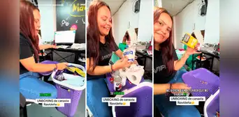 Venezolana se emociona al recibir su canasta navideña en Perú y usuarios bromean: “Quiero trabajar ahí” Venezolana se emociona al recibir su canasta navideña en Perú y usuarios bromean: “Quiero trabajar ahí”