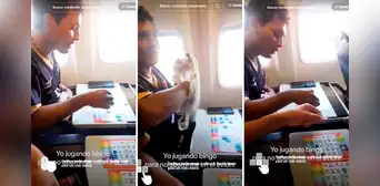 Pasajeros se ponen a jugar bingo en pleno vuelo a Iquitos para 'matar el tiempo' Pasajeros se ponen a jugar bingo en pleno vuelo a Iquitos para 'matar el tiempo'