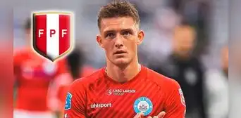 Oliver Sonne brindó asistencia y celebró triunfazo de su club con emotivo gesto para selección peruana Oliver Sonne brindó asistencia y celebró triunfazo de su club con emotivo gesto para selección peruana