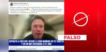Elon Musk no ha anunciado una "plataforma de inversión" para peruanos: es un video falso Elon Musk no ha anunciado una "plataforma de inversión" para peruanos: es un video falso
