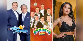 Agua Marina, Armonía 10, Daniela Darcourt y más se unen en concierto para deleitar a fans: ¿cuándo será? Agua Marina, Armonía 10, Daniela Darcourt y más se unen en concierto para deleitar a fans: ¿cuándo será?