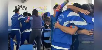 Escolares de Ica fingieron pelea para sorprender a profesor de Literatura: “Una gran persona”