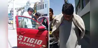 Pareja de esposos que trabajaba en tienda de abarrotes extorsionaba a su propio jefe en Arequipa