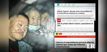 "Alberto Fujimori, liberado pese a pedidos de la Corte IDH": así reportan los medios internacionales "Alberto Fujimori, liberado pese a pedidos de la Corte IDH": así reportan los medios internacionales