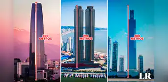 ¿Cuáles son los 3 edificios más altos de Sudamérica? El primero duplica al más grande de Perú