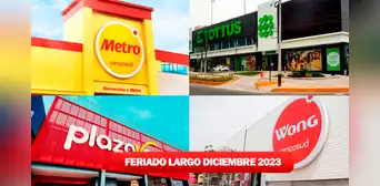Supermercados que atienden el 8 y 9 de diciembre: ¿en que horario será por feriado largo? Supermercados que atienden el 8 y 9 de diciembre: ¿en que horario será por feriado largo?