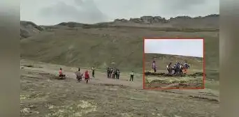 Rayo mata a turista de Guatemala cuando retornaba de visitar la montaña de 7 colores: hay 2 heridos