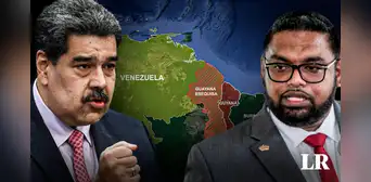 Presidente de Guyana responde a Nicolás Maduro con mapa que incluye al Esequibo: "Nos pertenece" Presidente de Guyana responde a Nicolás Maduro con mapa que incluye al Esequibo: "Nos pertenece"