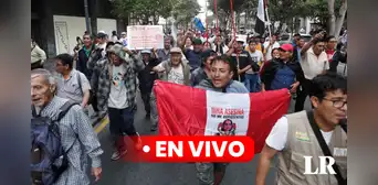Marcha nacional en Lima HOY EN VIVO: manifestantes protestan en la avenida Abancay del centro de Lima