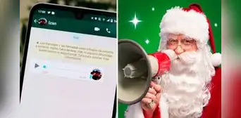 WhatsApp: ¿cómo crear audios con la voz de Papá Noel para saludar a tus amigos en Navidad?