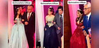 Padre celebra el quinceañero de sus trillizas y en redes lo felicitan: “Excelente trabajo”
