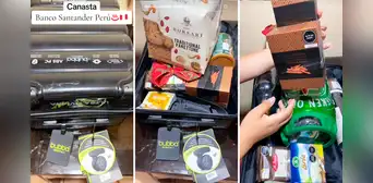 Peruano muestra caja navideña del BANCO SANTANDER y en redes afirman: “La canasta más pituca” Peruano muestra caja navideña del BANCO SANTANDER y en redes afirman: “La canasta más pituca”