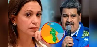 María Corina Machado teme conflicto con Guyana, pero aclara que "el Esequibo es de Venezuela" María Corina Machado teme conflicto con Guyana, pero aclara que "el Esequibo es de Venezuela"