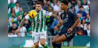 Real Madrid empató 1-1 con Real Betis y podría ser desplazado como líder de LaLiga
