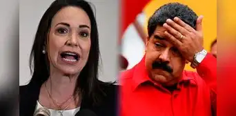 María Corina Machado denuncia "arremetida" en contra de Vente Venezuela: "Nos están amedrentando" María Corina Machado denuncia "arremetida" en contra de Vente Venezuela: "Nos están amedrentando"