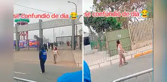 Joven va a San Marcos para dar examen de admisión, pero nota que se confundió de fecha: “Llegó un día antes”