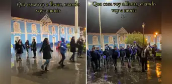 Comparsa de morenada sorprende al ensayar bajo la lluvia en Puno: “La neumonía” Comparsa de morenada sorprende al ensayar bajo la lluvia en Puno: “La neumonía”
