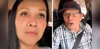 ¡Se molestó! Papá de Tula encara a su hija por broma que le hizo: "¿Te tengo que aguantar entonces?"
