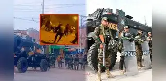 Protesta en Barrio Chino: 1.500 agentes PNP llegan a la zona por enfrentamientos en Panamericana Sur Protesta en Barrio Chino: 1.500 agentes PNP llegan a la zona por enfrentamientos en Panamericana Sur