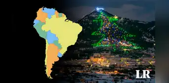 El árbol de Navidad más alto de Sudamérica y segundo del mundo: triplica al más grande del Perú El árbol de Navidad más alto de Sudamérica y segundo del mundo: triplica al más grande del Perú