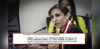 Patricia Benavides presentó dos nuevas demandas de amparo para volver a la Fiscalía Patricia Benavides presentó dos nuevas demandas de amparo para volver a la Fiscalía