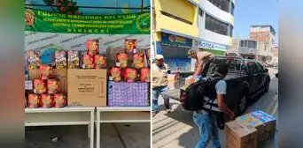 Clausuran local que tenía 183 kilos de pirotécnicos en el centro de Chiclayo