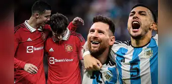 Paredes 'ajustó' a Garnacho por tener de ídolo a Cristiano: En nuestra selección está Messi