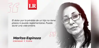 Tu dolor me estorba, por Maritza Espinoza